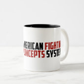 2 Couleurs Tasse de café d'AFCS (Devant droit)