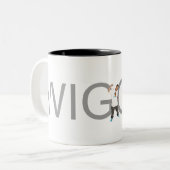 2 Couleurs Tasse de café d'agitation (Devant gauche)