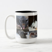 2 Couleurs tasse de café d'animal de ferme (Gauche)