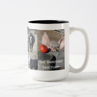 2 Couleurs tasse de café d'animal de ferme