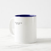 2 Couleurs Tasse de café d'anniversaire (Devant gauche)