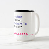 2 Couleurs Tasse de café d'Anti-Secession (Devant droit)