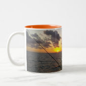 2 Couleurs Tasse de café d'Aransas de port (Gauche)