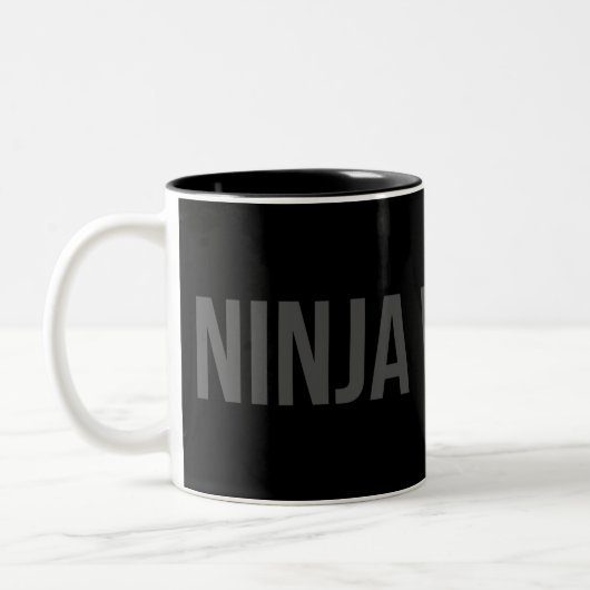 2 Couleurs Tasse de café d'arme de Ninja (Gauche)