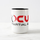 2 Couleurs Tasse de café d'arts martiaux de foyer (Centre)