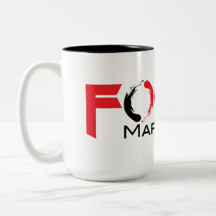 2 Couleurs Tasse de café d'arts martiaux de foyer