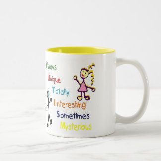 2 Couleurs Tasse de café d'autisme