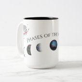 2 Couleurs Tasse de café d'avion de Mooney (Devant gauche)