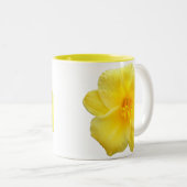 2 Couleurs Tasse de café - Daylily jaune (Devant droit)