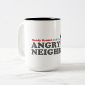 2 Couleurs Tasse de café de bande (Devant gauche)