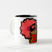 2 Couleurs Tasse de café de BlessedChild (Devant gauche)