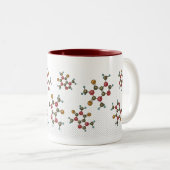 2 Couleurs Tasse de café de caféine (Devant droit)