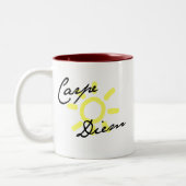 2 Couleurs Tasse de café de Carpe Diem (Gauche)