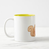 2 Couleurs Tasse de café de casse-croûte d'écureuil (Gauche)