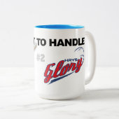 2 Couleurs Tasse de café de CDC de la gloire 10U (Devant droit)