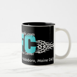 2 Couleurs Tasse de café de centre de fitness de Waldoboro