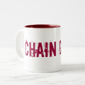 2 Couleurs Tasse de café de CG. (Devant gauche)