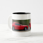 2 COULEURS TASSE DE CAFÉ DE CHALLENGEUR DE DODGE (Devant gauche)