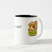 2 Couleurs Tasse de café de Charlie (Devant droit)