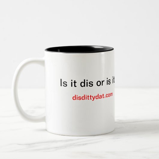 2 Couleurs Tasse de café de Charlie (Gauche)