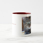2 Couleurs Tasse de café de chat (Centre)