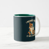 2 Couleurs tasse de café de chat païen (Devant droit)