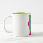 2 Couleurs Tasse de café de Chat-titude (Gauche)