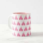 2 Couleurs Tasse de café de château (Devant gauche)