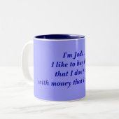 2 Couleurs Tasse de café de client (Devant gauche)