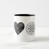 2 Couleurs Tasse de café de conception de Noël (Centre)