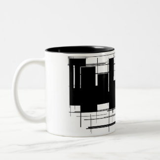 2 Couleurs Tasse de café de conception/tasse noires et