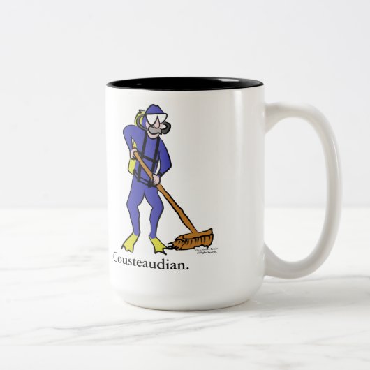 2 Couleurs Tasse de café de Cousteaudian (Droit)