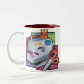 2 Couleurs Tasse de café de couture (Gauche)