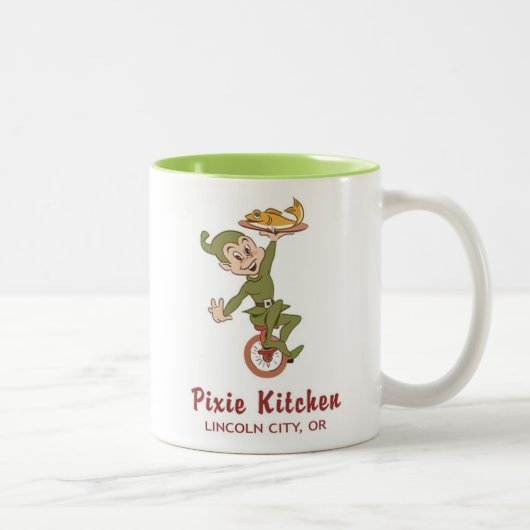 2 Couleurs Tasse de café de CUISINE de LUTIN (Droit)