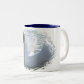 2 Couleurs Tasse de café de cygne de trompette (Devant droit)