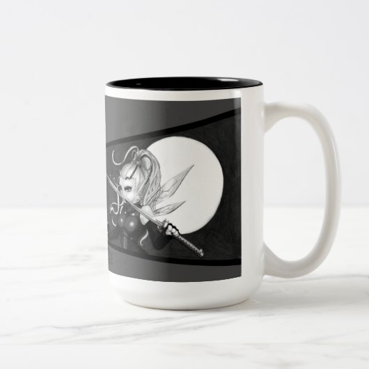 2 Couleurs Tasse de café de Deathmoon de libellule (Droit)