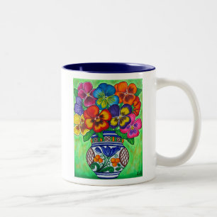 2 Couleurs Tasse de café de défilé de pensée