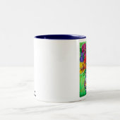 2 Couleurs Tasse de café de défilé de pensée (Centre)