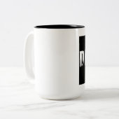 2 Couleurs Tasse de café de Detroit (Devant gauche)