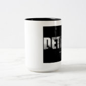 2 Couleurs Tasse de café de Detroit (Centre)