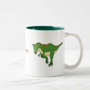 2 Couleurs Tasse de café de dinosaure T-Rex et Stegosaurus