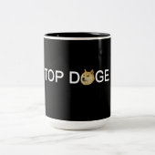 2 Couleurs Tasse de café de doge (Centre)