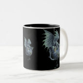 2 Couleurs Tasse de café de dragon de la terre (Devant droit)