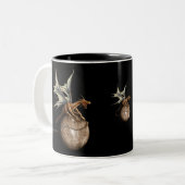 2 Couleurs Tasse de café de dragon de Mercury (Devant gauche)