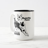 2 Couleurs Tasse de café de ferme d'Ewenity (Devant gauche)