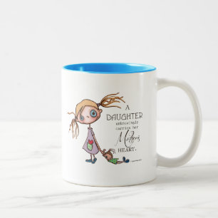2 Couleurs Tasse de café de "fille"