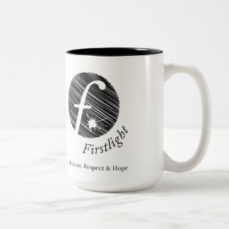 2 Couleurs Tasse de café de FirstLight (grande)