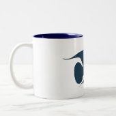 2 Couleurs Tasse de café de Flowerhorn (Gauche)