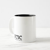 2 Couleurs Tasse de café de foi et de gloire (Devant gauche)