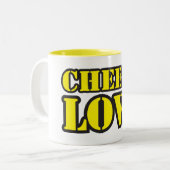 2 COULEURS TASSE DE CAFÉ DE FROMAGE D'AMOUR (Devant gauche)
